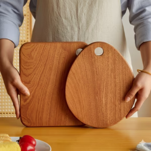 天然實木烏檀木砧板｜造型切菜板